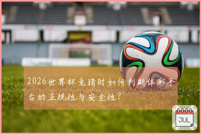 2026世界杯竞猜时如何判断体彩平台的正规性与安全性？