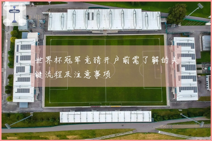 世界杯冠军竞猜开户前需了解的关键流程及注意事项