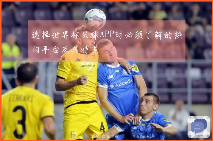 选择世界杯买球APP时必须了解的热门平台及其特点